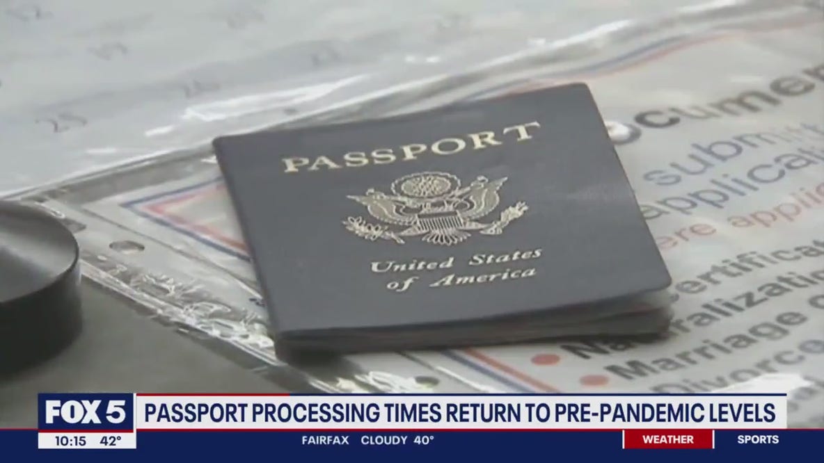 Passport processing times return to pre-pandemic levels